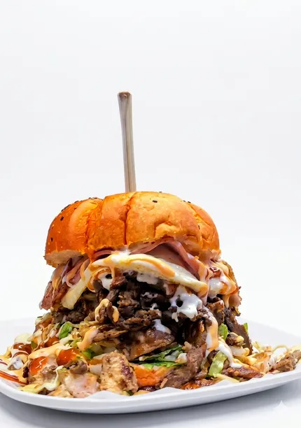 Hamburguesa full triple carne
